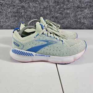 Brooks Glycerin GTS 20 StealthFit Women's 10.5 Running Shoes‎ Mint Blue 1203711B